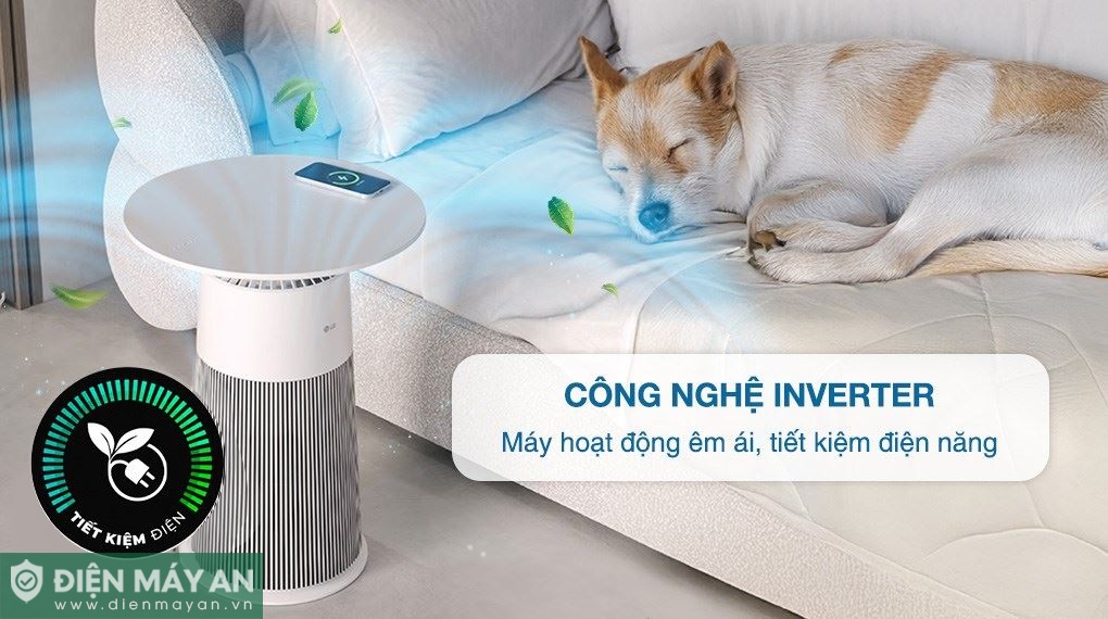 Máy lọc không khí LG PuriCare Aero Furniture AS20GPBK0 màu nâu 28W